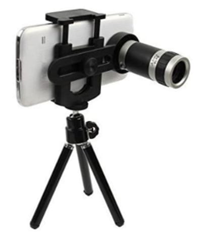 12x Optical Zoom Kit with Universal Tripod Mobile Phone Lens