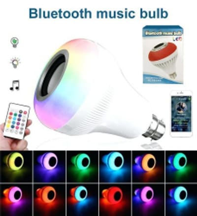 Bluetooth LED Music Smart Bulb with Wireless Speaker 