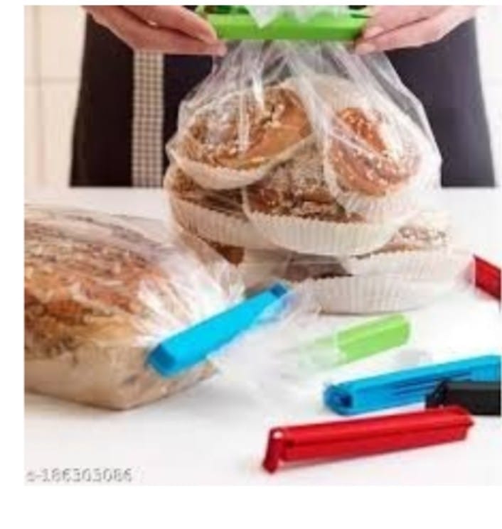 18 Pcs MultColor Plastc Food Bag Sealer Clps  Artght Snack and Grocery Packet Clps for Freshness Lock.jpg