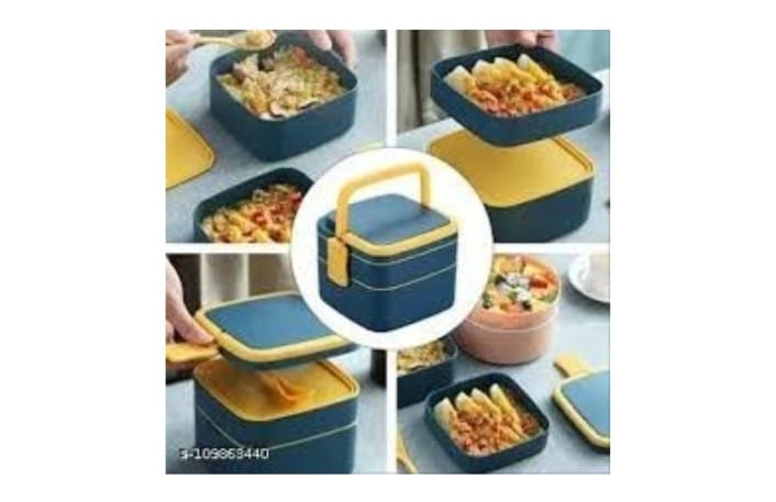 2Ter Blue Lunch Box wth Handle and Cutlery  Leakproof Bento Box for Offce and School  BPAFree Tffn.jpg