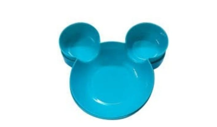 Amazng Mckey Mouse Head Shaped Food Servng Plates For Kds  MULTCOLOUR (PACK OF 1 BOX OF 12 PLATES).jpg