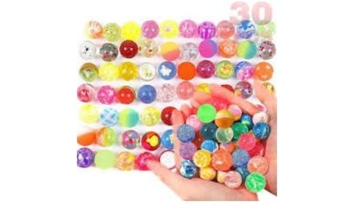 BED ENTERPRSES 12 Pc  Mn Super Bouncy Balls Assorted Bounce Balls.jpg