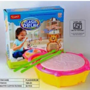 Flash Drum wth 3D Lghts and Musc Effect and Playng StcksMultcolored.jpg