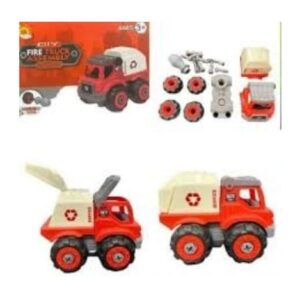 Gft Gallery 16pcs DY Fre Truck Toy  Mn Frcton Powered Assemblng Fre Engne Toy wth Screwdrver for Kds.jpg