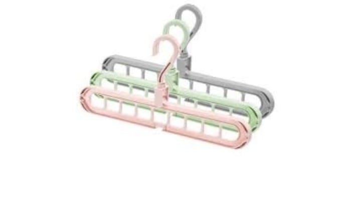 KAVD Magc Hangers Space Savng Clothes Hangers Organzer Smart Closet Space Saver Pack of 6.jpg