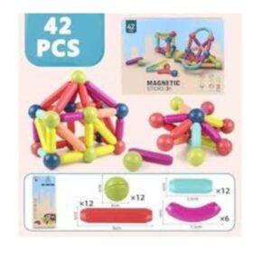 Magnetc buldng stcks and ball toys for constructon stackng Toy for Educaton 42 Pcs.jpg