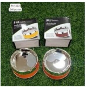 Meswarn Steel Stanless Steel Ashtray (Pack of 1).jpg