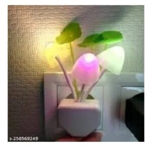 MushroomShaped LED Nght Lght wth Automatc Sensor  ColorChangng Plugn Lamp (Pack of 1).jpg