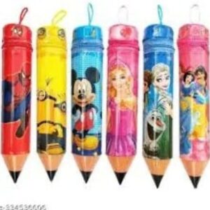 PENCL SHAPE POUCH CARTOON CHARACTER Art Plastc Pencl Box.jpg