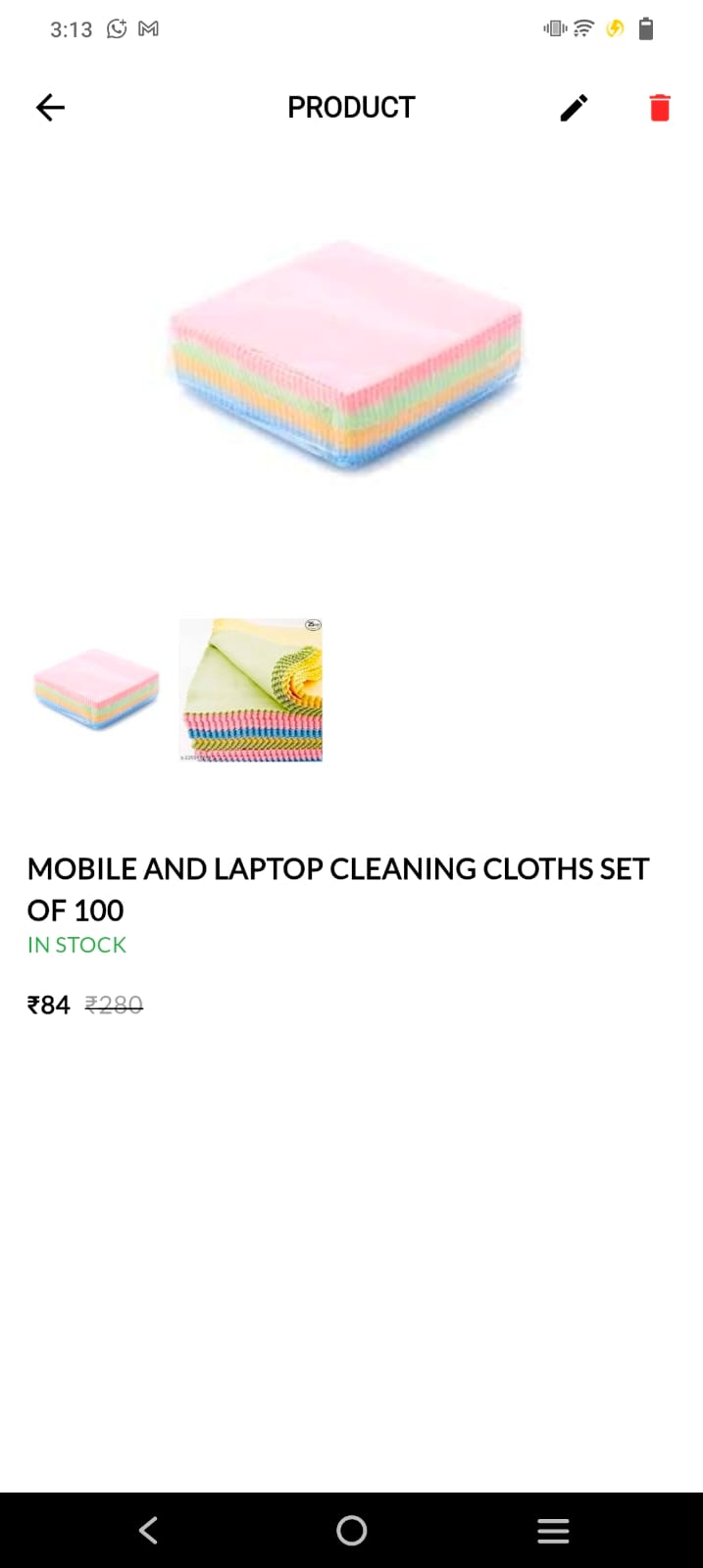 Pack of 100pcs Cleanng Cloth Mcrofber Phone Screen Camera Lens Glasses Cleaner Cleanng Cloth.jpg