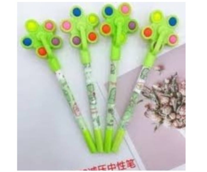 Pop t Spnner Toy Wth Ball Pen (Pack of 4).jpg