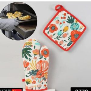 Prnted Cotton Oven Mtten wth Pot Holder (Multcolour).jpg