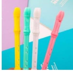 Recorder Black nk Gel Pen  Flute Gel Pen  Playful Pen (Sngle Unt).jpg