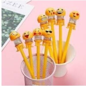 ShubhKraft Smley Funny Emoj Sprng Ball Pen Kds School Offce Statonary (Pack of 10).jpg