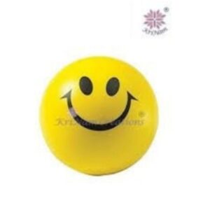 Smley Face Squeeze Ball Yellow Ball Stress Relver Ball (Pack of 3).jpg