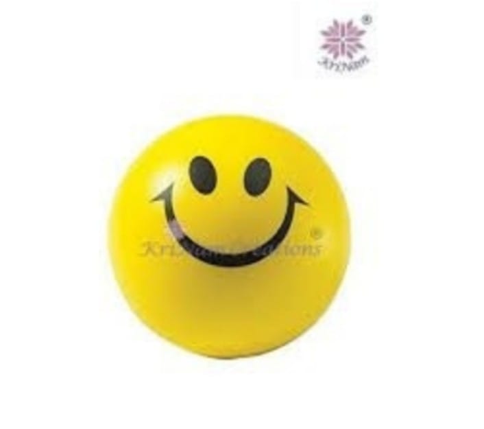 Smley Face Squeeze Ball Yellow Ball Stress Relver Ball (Pack of 3).jpg