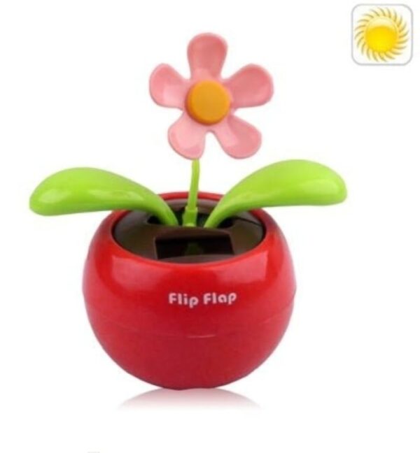Solar Dancng Flower Flp Flap Toys for Car Decoraton.jpg