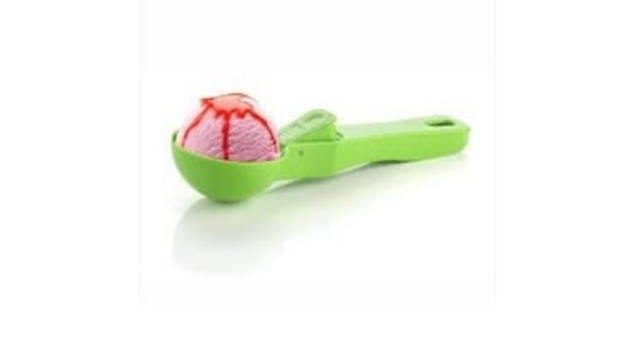 Stanless Steel Sprng-Trgger ce Cream Scoop Set of 1 Pc CESCOOP09 Steel cecream Spoon (Pack of 1).jpg