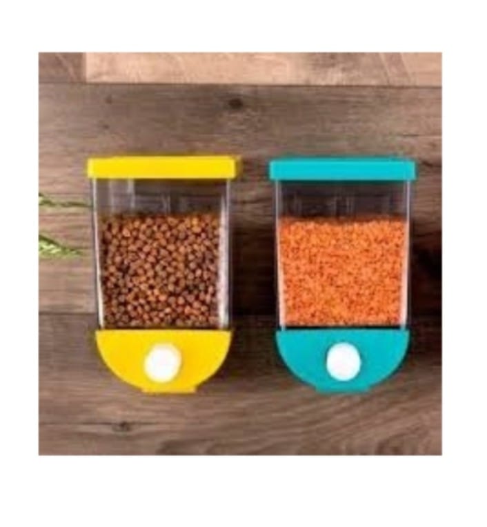 Storage Contaner wth Push Button and WallMounted Storage 1100 ml WallMounted Cereal Dspenser.jpg