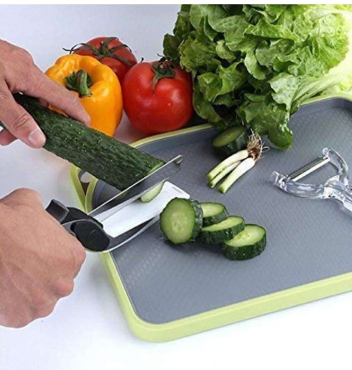 nnovatve and Durable Clever Cutter 2n1 Food Chopper; Replace Your Ktchen Knves and Cuttng Boards.jpg